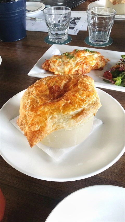 Chicken Pot Pie Best eaten once served! Chicken Pot Pie - Harry's in Boat Quay