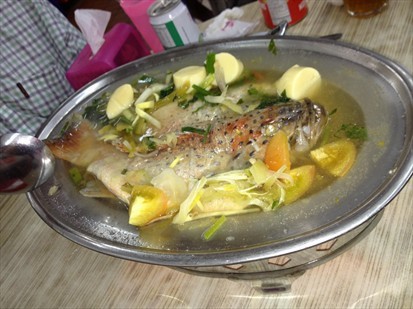 Steamed Red Garoupa