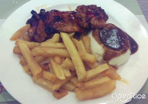 Charcoal Grill Chicken Chop