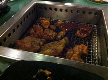 grilled yummy food.