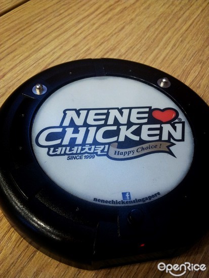 Paging device at Nene Chicken