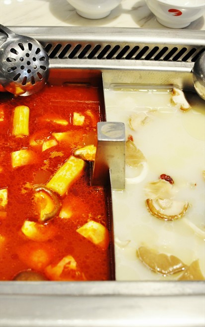 two soup bases