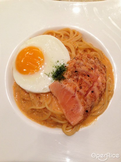 Salmon Mentaiko Pasta