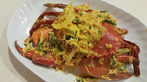 Thai Style Curry Crab