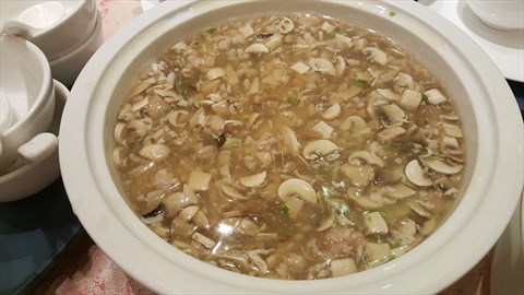 Braised Minced Chicken Thick Soup with Egg White, 西湖鸡茸羮