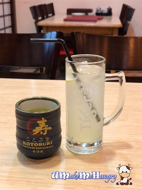 Yuzu Soda - $6 & Green Tea 